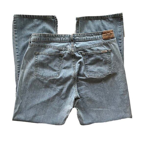 Levi’s Stretch Low Rise* Bootcut Light Wash 5-Pocket Jeans-16 Medium - Picture 2 of 12